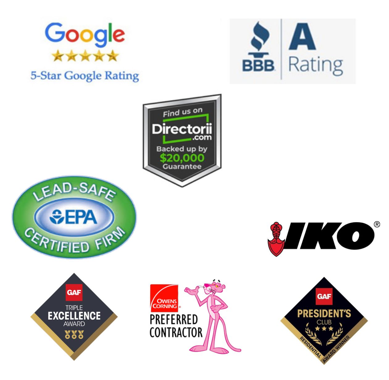 Partner and certification badges